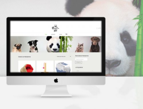 Panda Pet, petshop online website MacBook